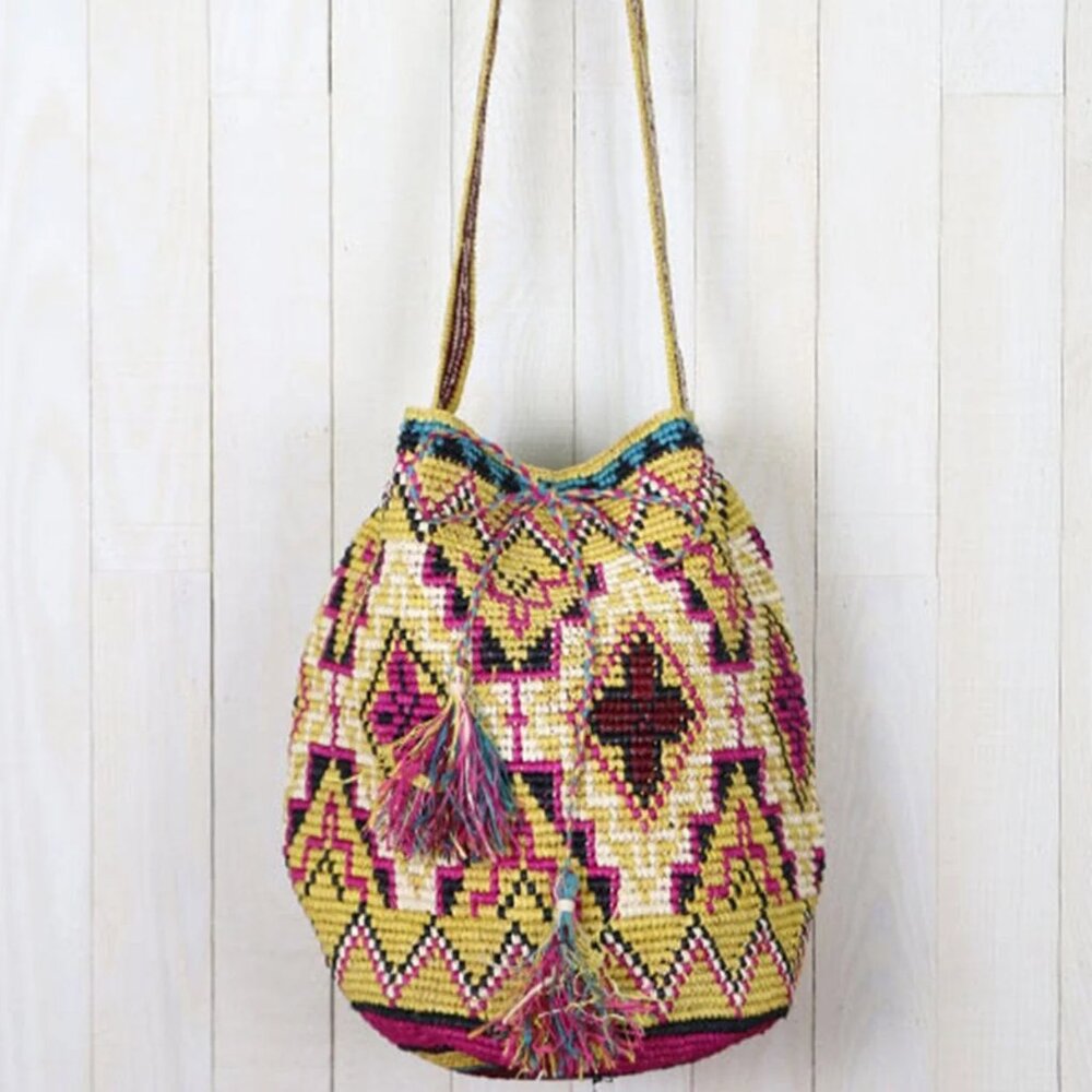 NWT Santa Fe Raffia Drawstring Bag - Picture 2 of 7
